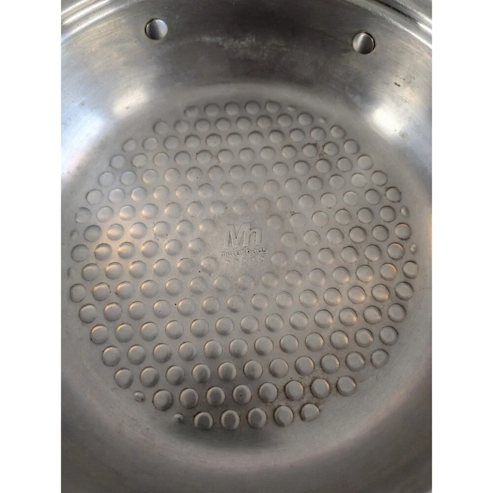 Millerhaus Z-Line 2L Stainless Steel Saute Pan Induction Compatible Handles